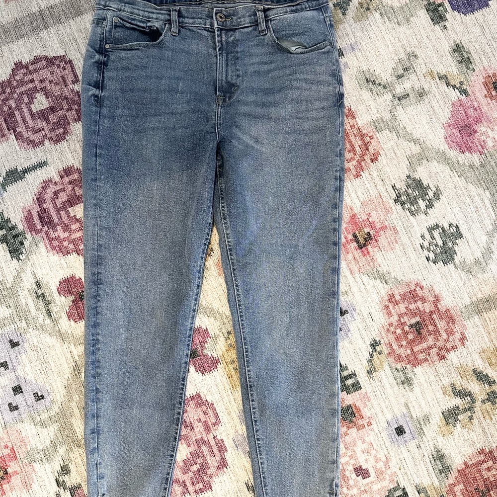 Kensie Kelsey High Rise Skinny Jeans | Women’s Size 12 (31) | Dark Wash